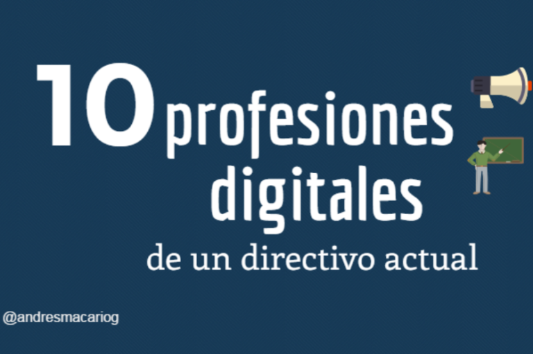 10 profesiones digitales de un directivo actual #Infografía